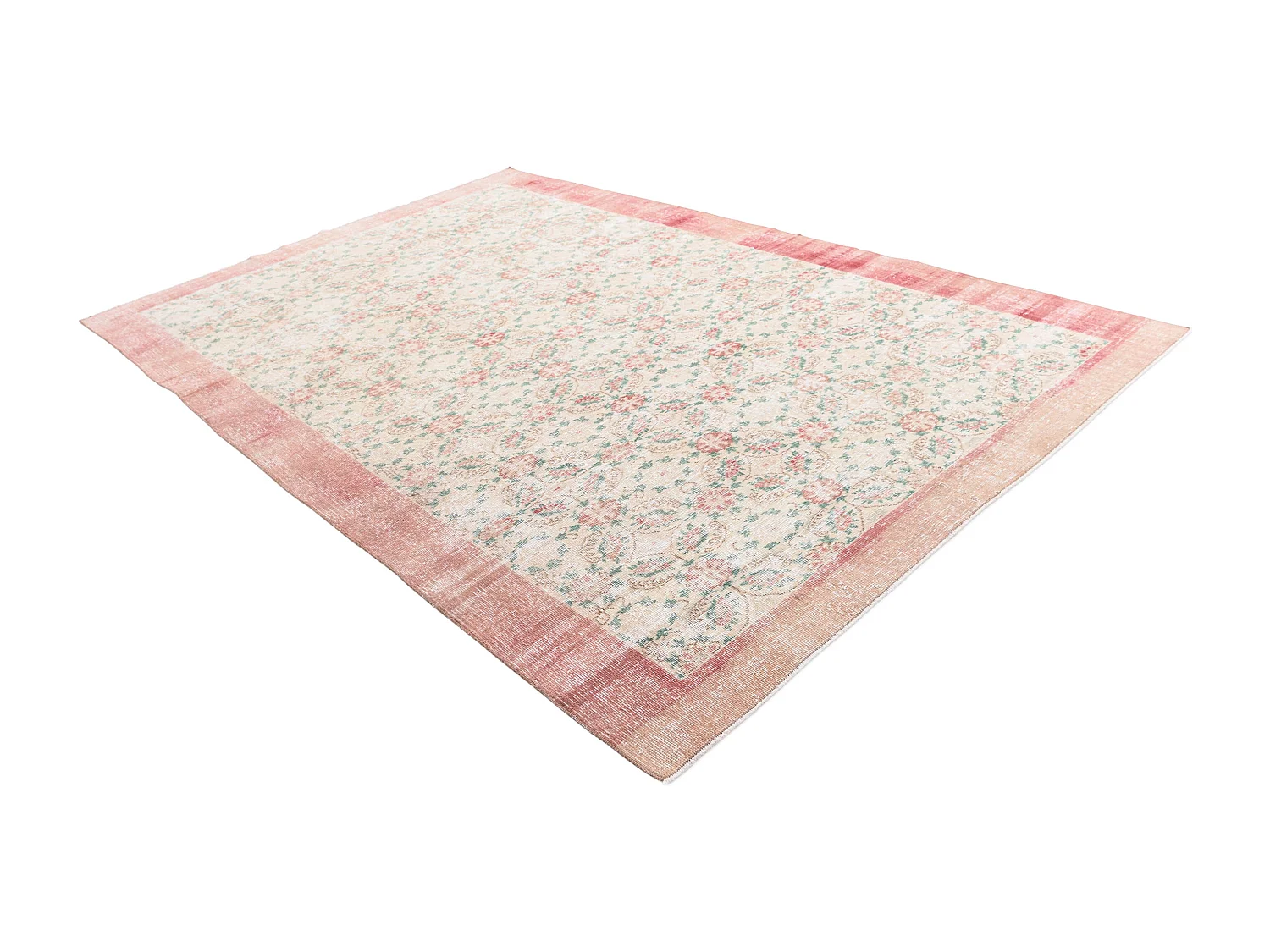 Tapis de laine 203x318 rose Ultra Vintage