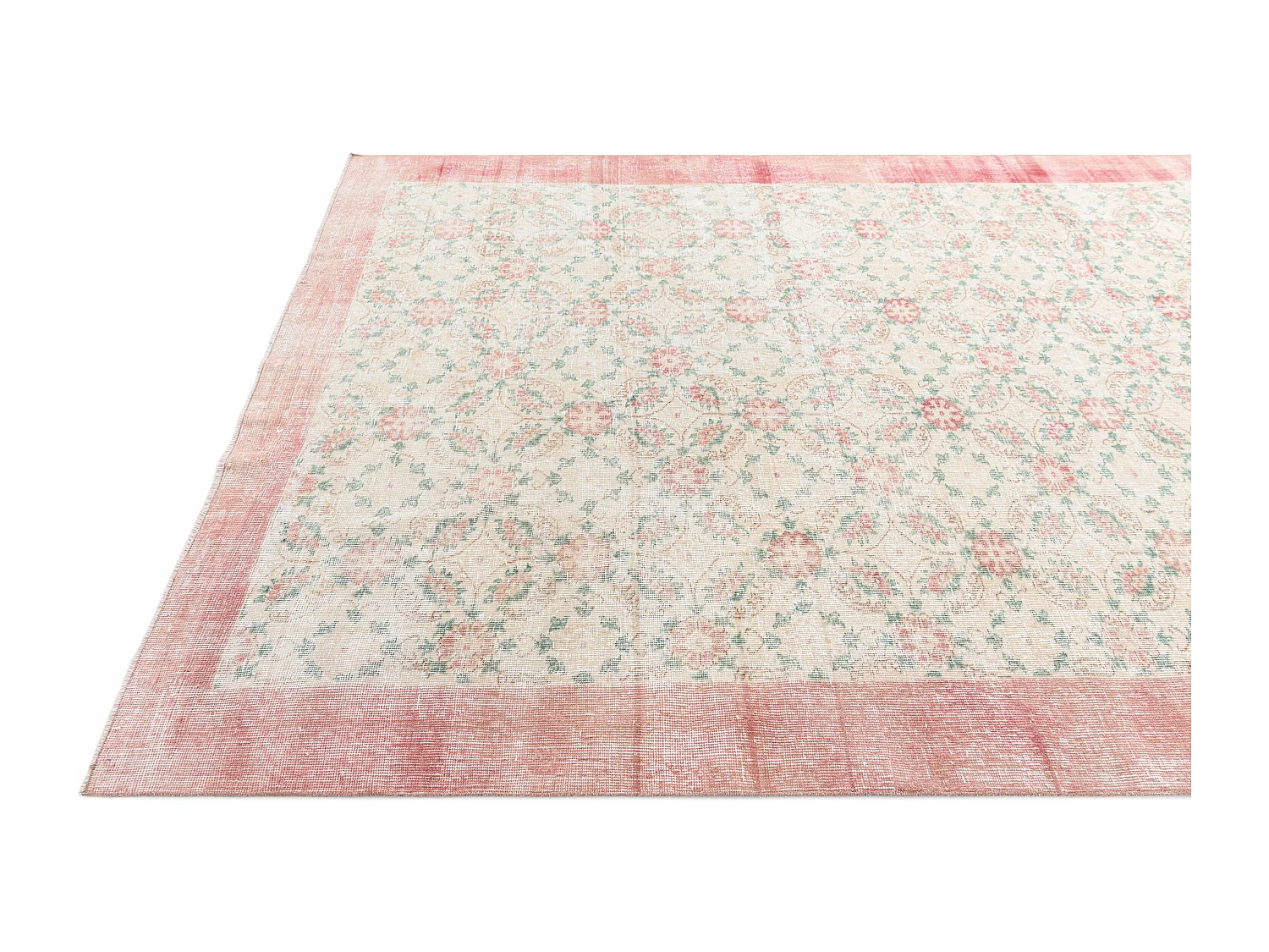 Tapis de laine 203x318 rose Ultra Vintage