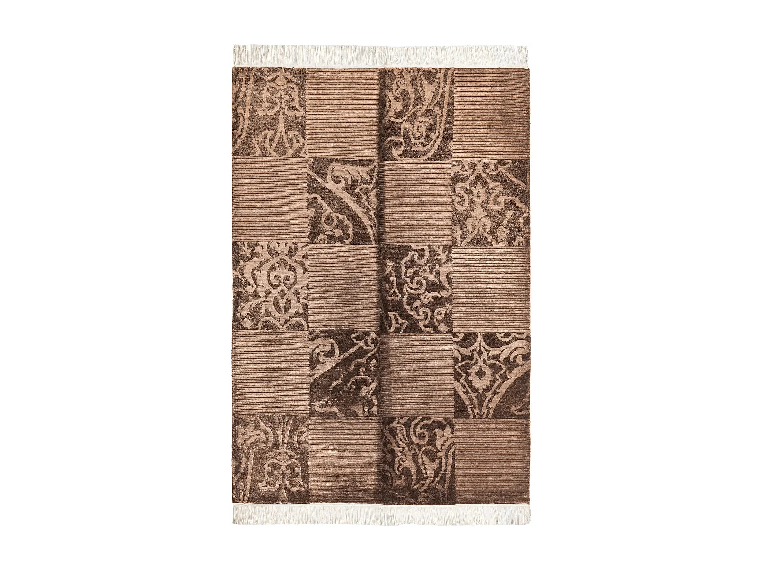 Tapis de laine 124x183 brun Darya