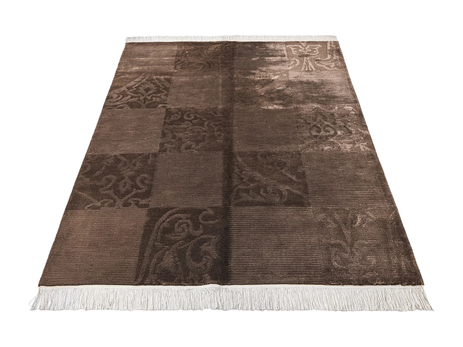 Tapis de laine 124x183 brun Darya