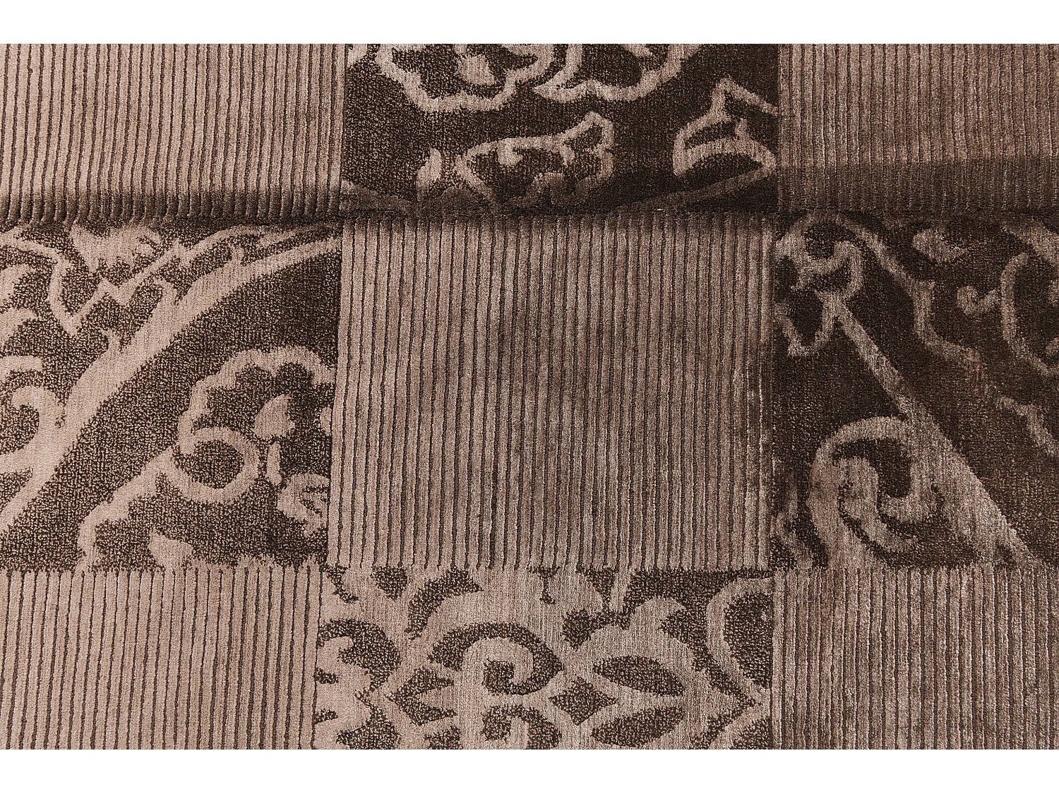 Tapis de laine 124x183 brun Darya