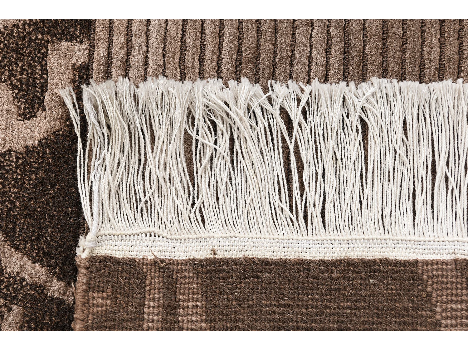 Tapis de laine 124x183 brun Darya