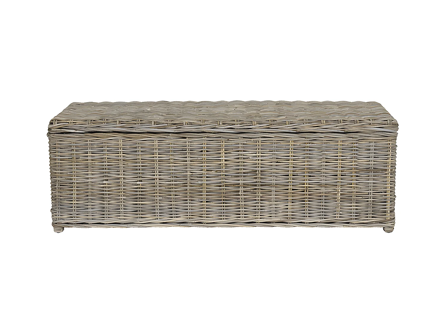 Opbergruimte van kubu GAO - L130 x D45 x H44 cm - Natuurlijk grijs