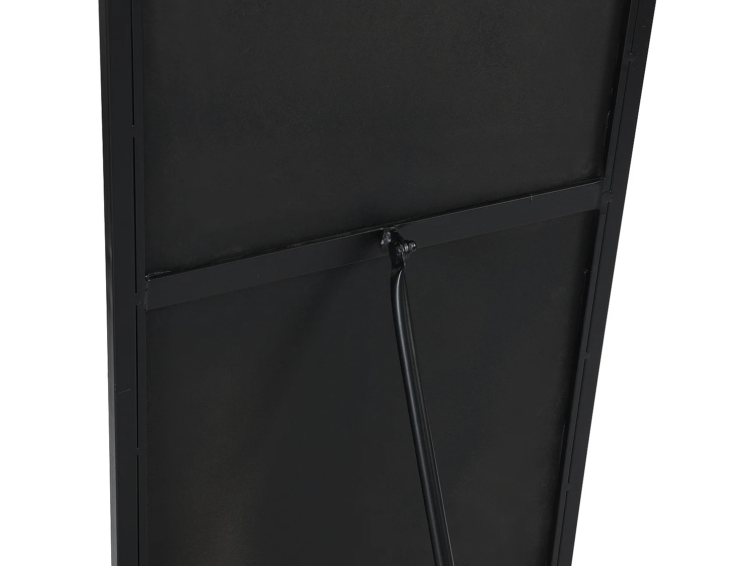 Espelho com pé estilo toucador em ferro de L.41 x A. 171 cm cor preto - ZINEB