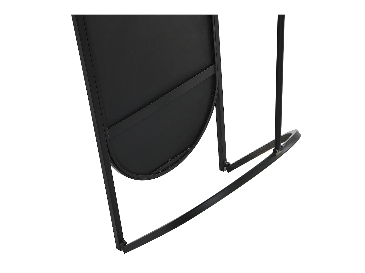 Espejo de pie de hierro - Ancho 41 x Alt. 171 cm - Negro - ZINEB