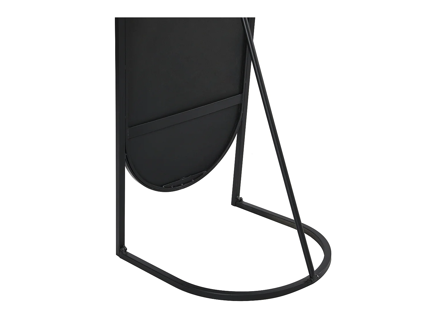 Espejo de pie de hierro - Ancho 41 x Alt. 171 cm - Negro - ZINEB