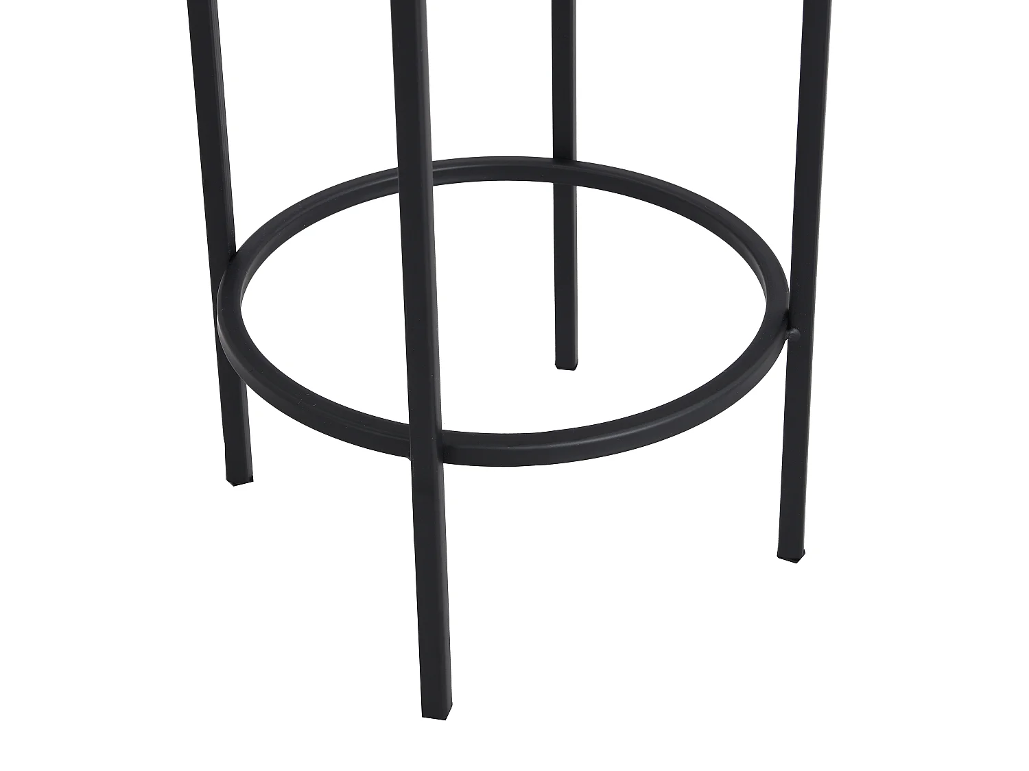 Lot de 2 cache-pots sur pied en métal - D. 25 x H. 61 cm et D. 30 x H. 77 cm - Doré et noir -  NABA