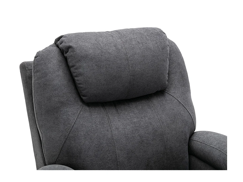 Poltrona massaggiante in Tessuto Grigio - SILVANO