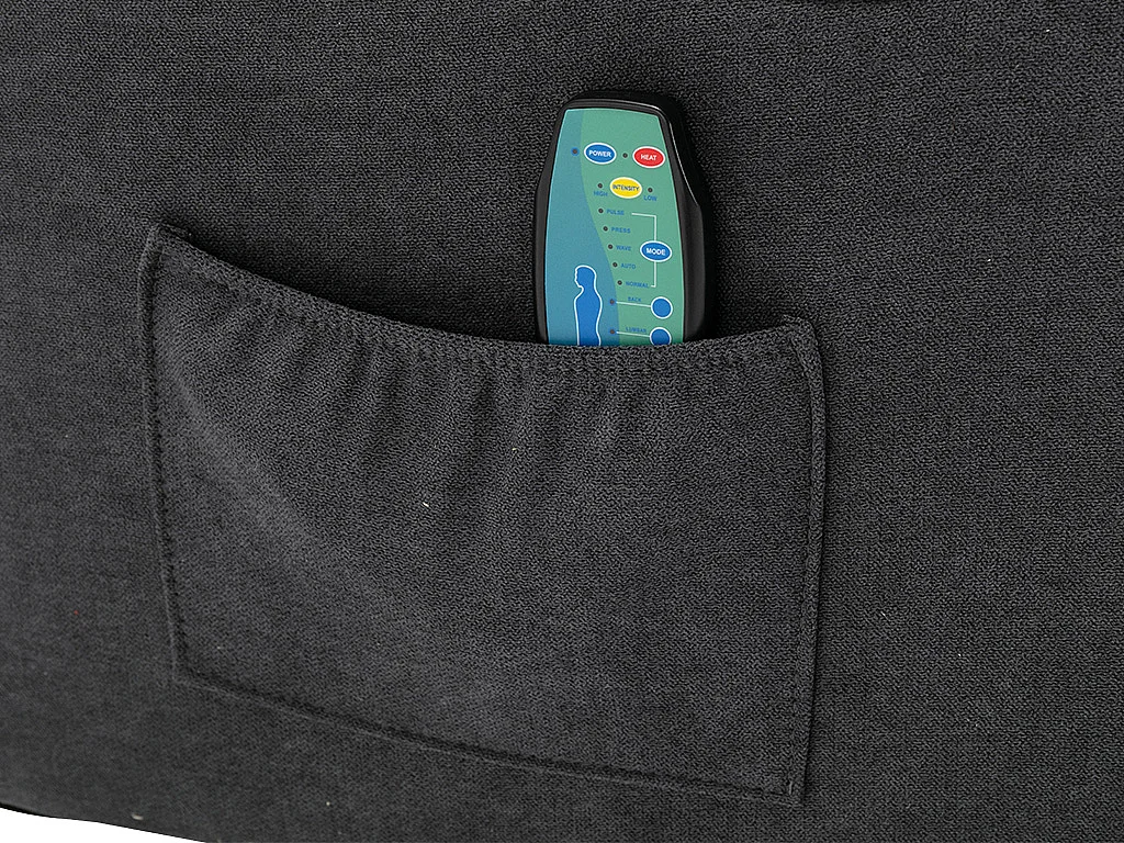 Poltrona de massagens em tecido cor cinza - SILVANO