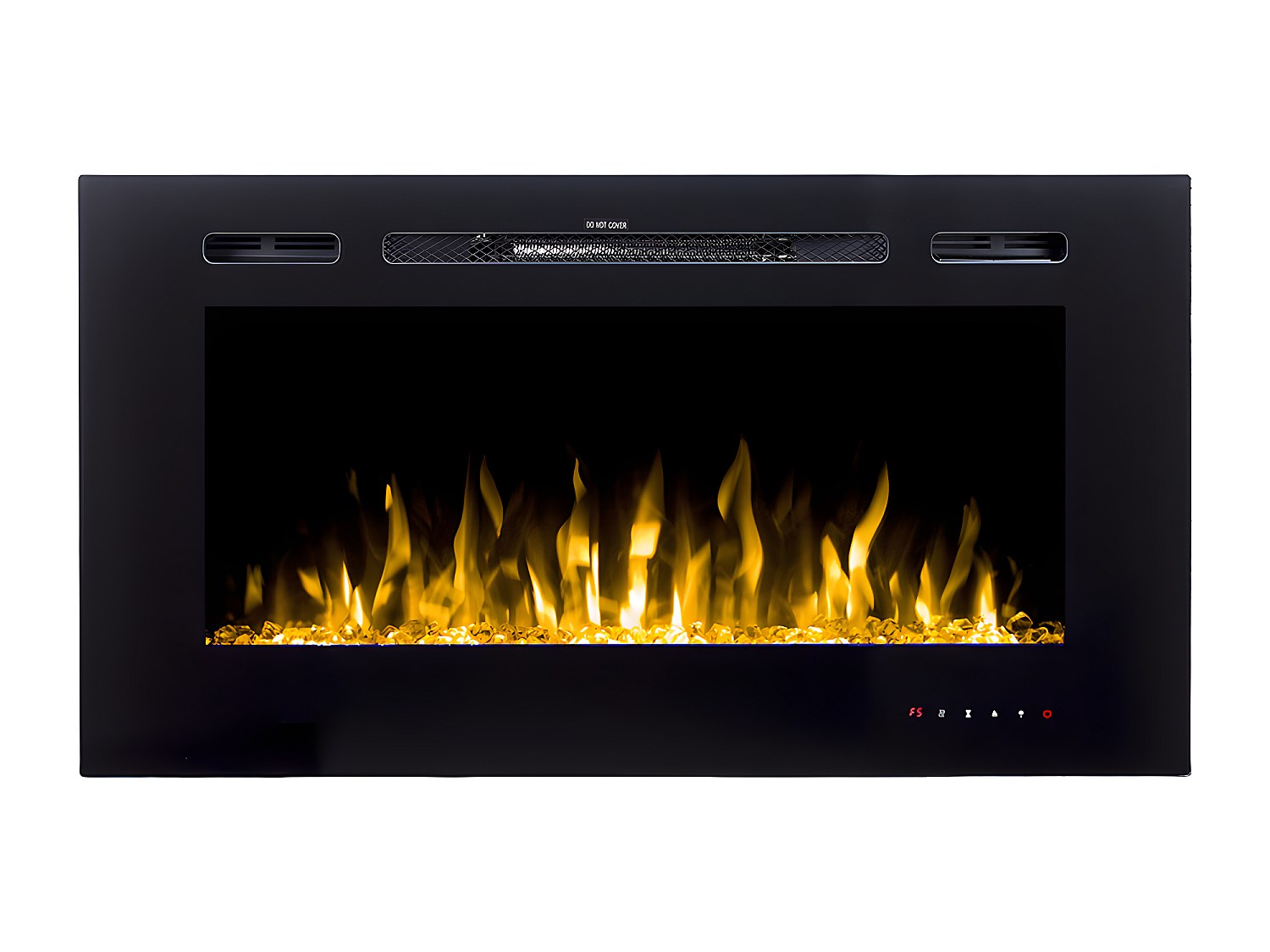 Elektrokamin Wand- oder Einbaukamin - 101,6 x 14 x 54,4 cm - Schwarz - CALB günstig online kaufen