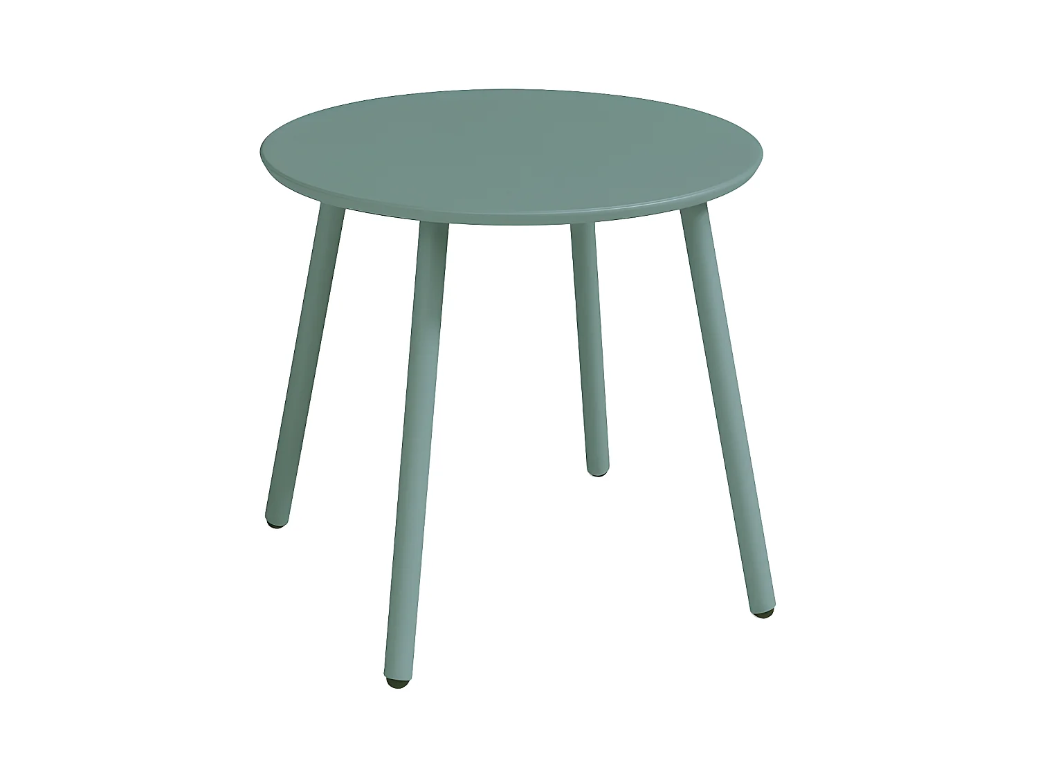Bijzettafel MIRMANDE - Metaal - Amandelgroen