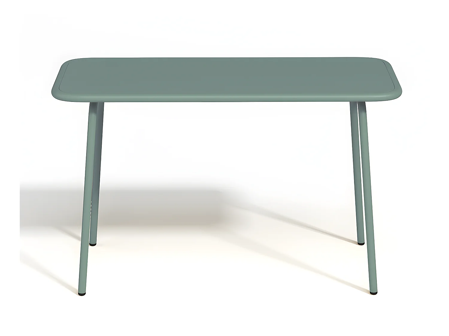 Table de jardin pour enfants en métal L.80 cm - Vert amande - POPAYAN de MYLIA
