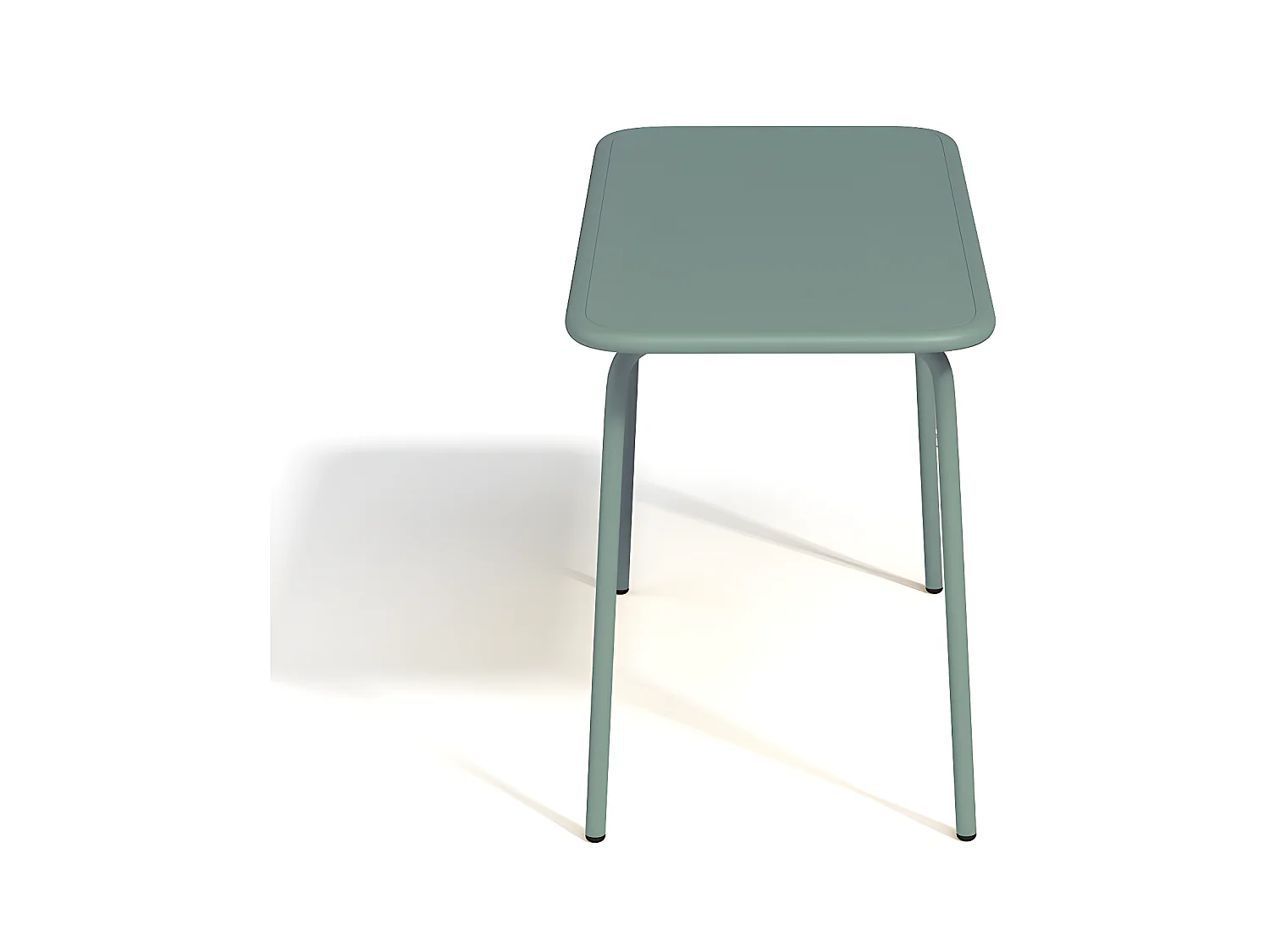 Table de jardin pour enfants en métal L.80 cm - Vert amande - POPAYAN de MYLIA