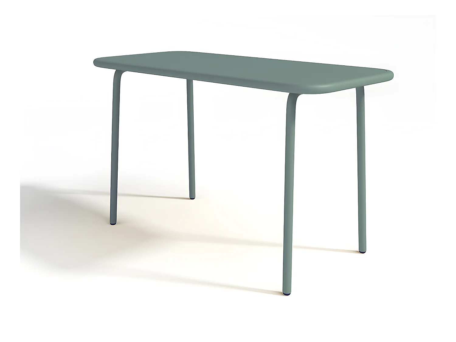 Tuintafel voor kinderen POPAYAN - Opstapelbaar - Metaal - Amandelgroen