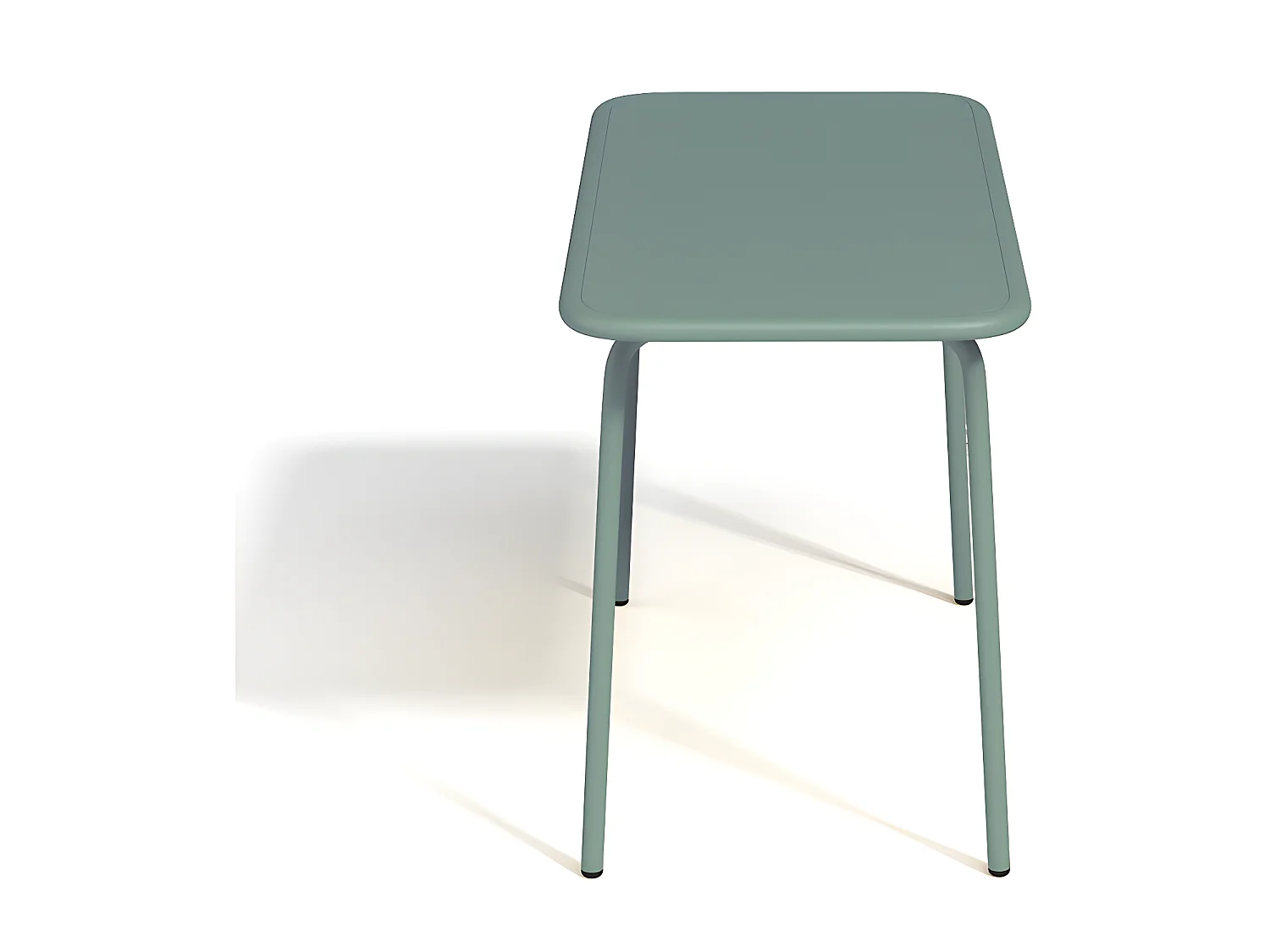 Mesa de jardín para niños de metal verde almendra - POPAYAN