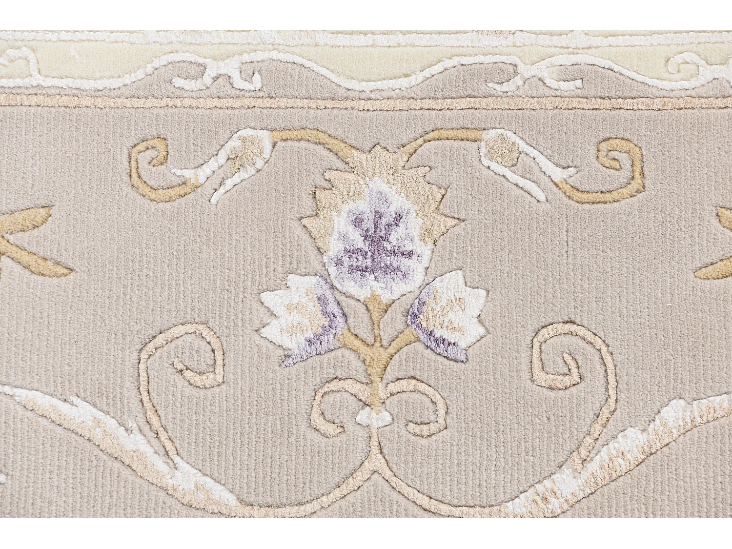 Tapis de laine 175x236 beige Darya
