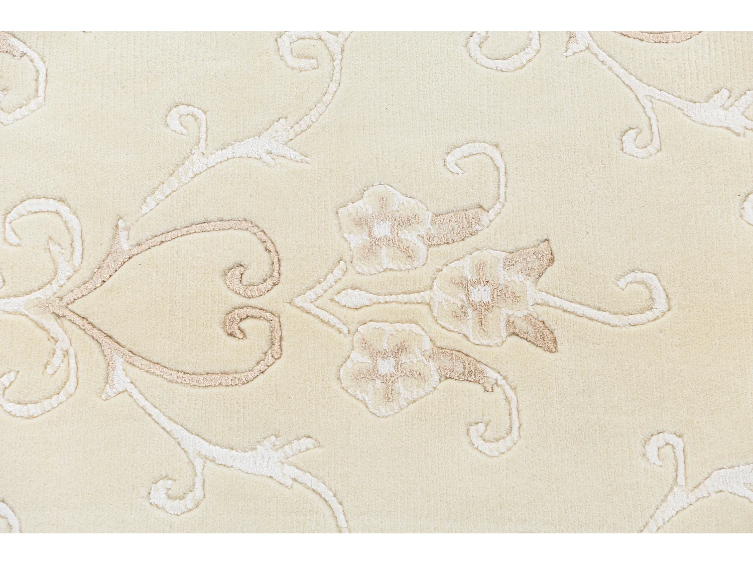 Tapis de laine 175x236 beige Darya