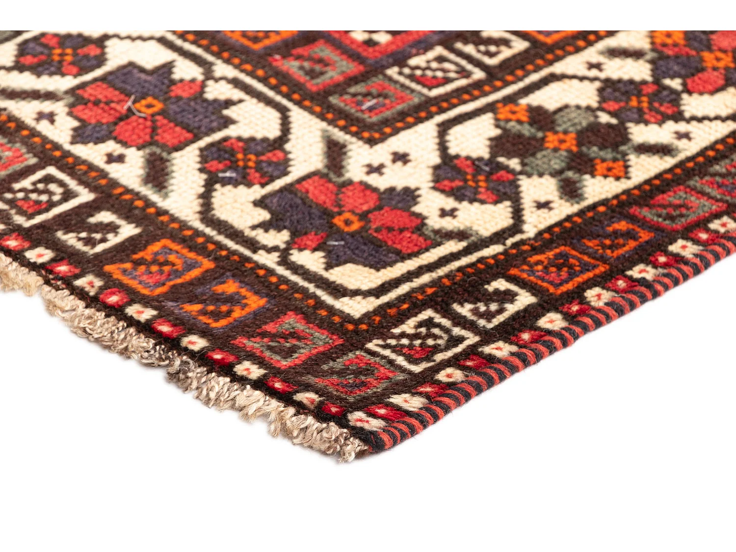 Tapis de laine 159x194 rouge Ghashghai