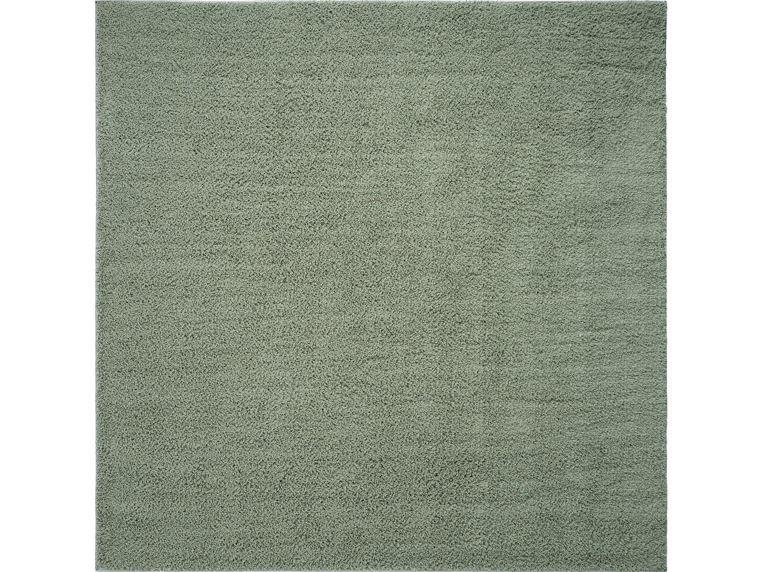Tapis shaggy 185x185 vert Luzern