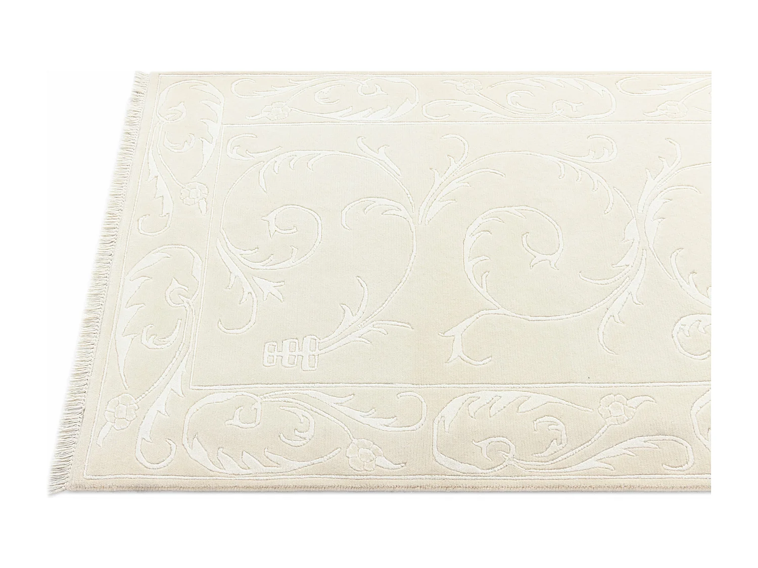 Tappeto per corridoio in lana 102x300 beige Darya