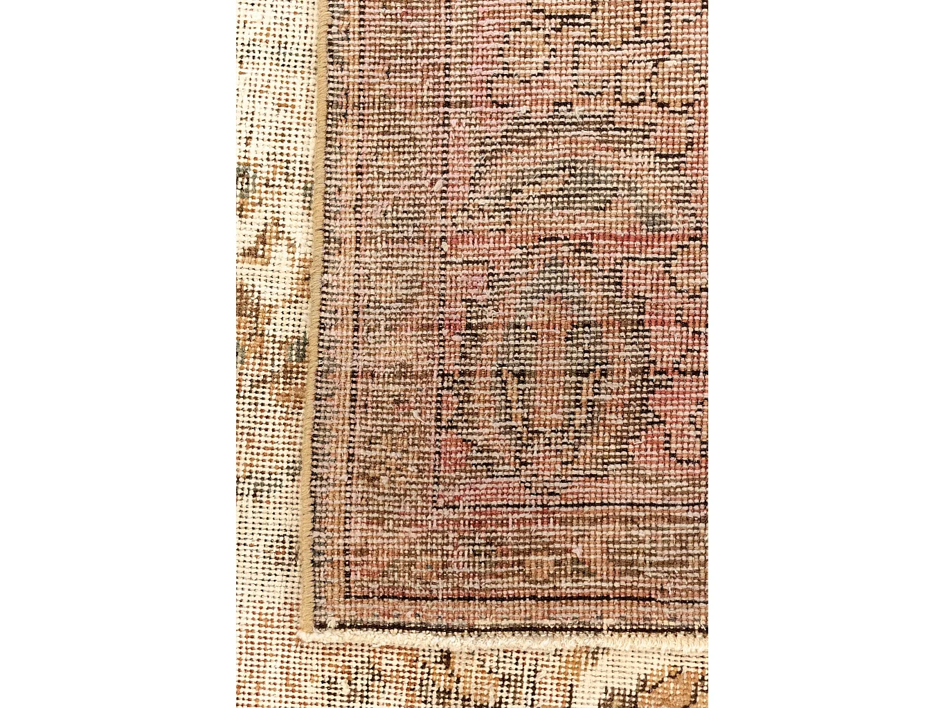 Tapis de laine 195x297 beige Vintage Royal