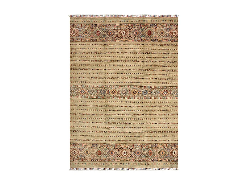 Tapis de laine 172x240 gris Torkman