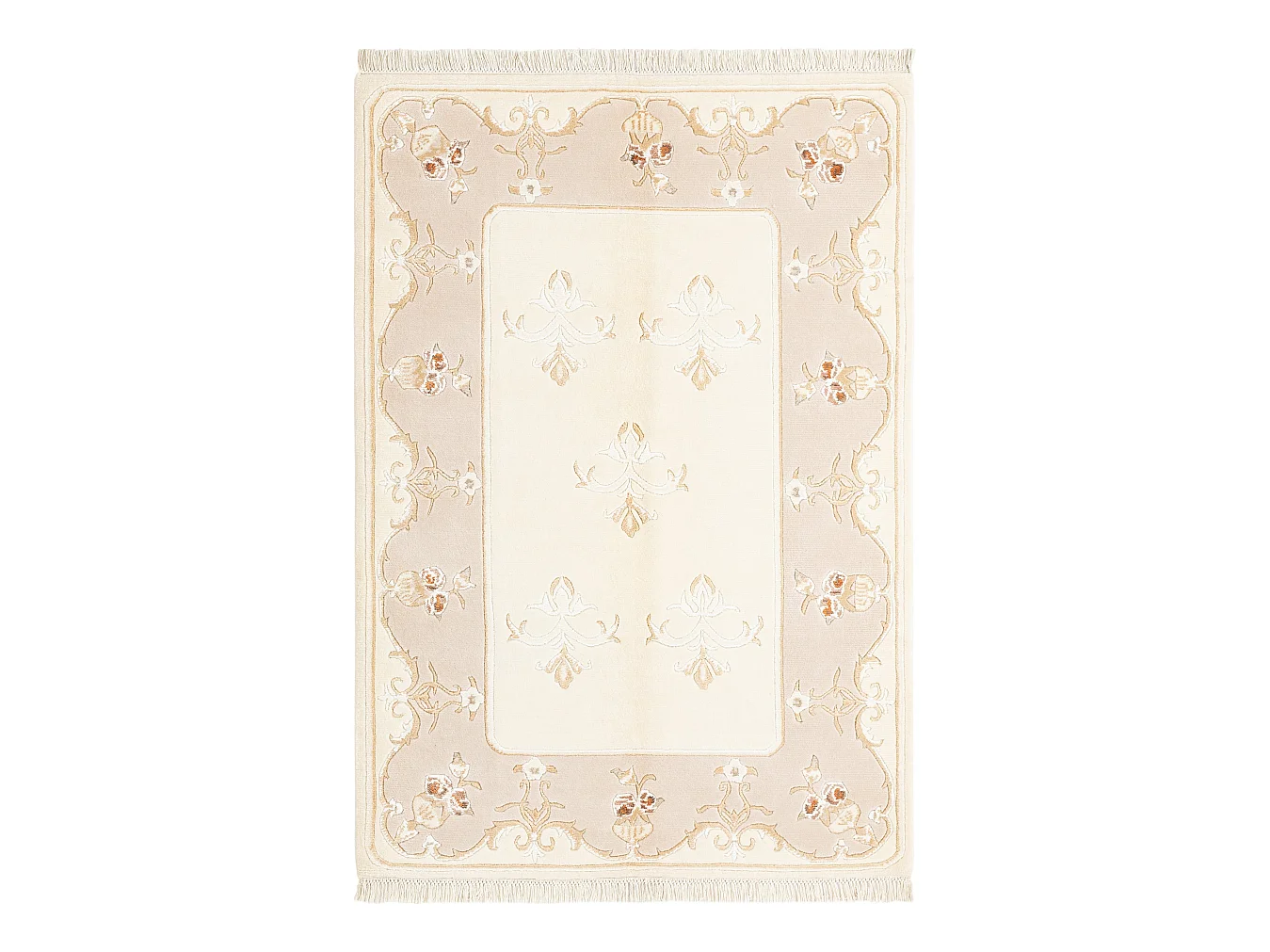 Tapis de laine 127x183 beige Darya