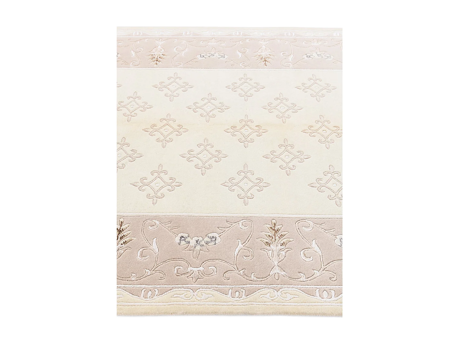 Wollteppich 150x206 Beige Darya