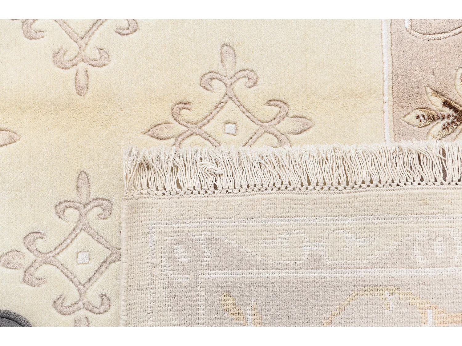 Tapis de laine 150x206 beige Darya