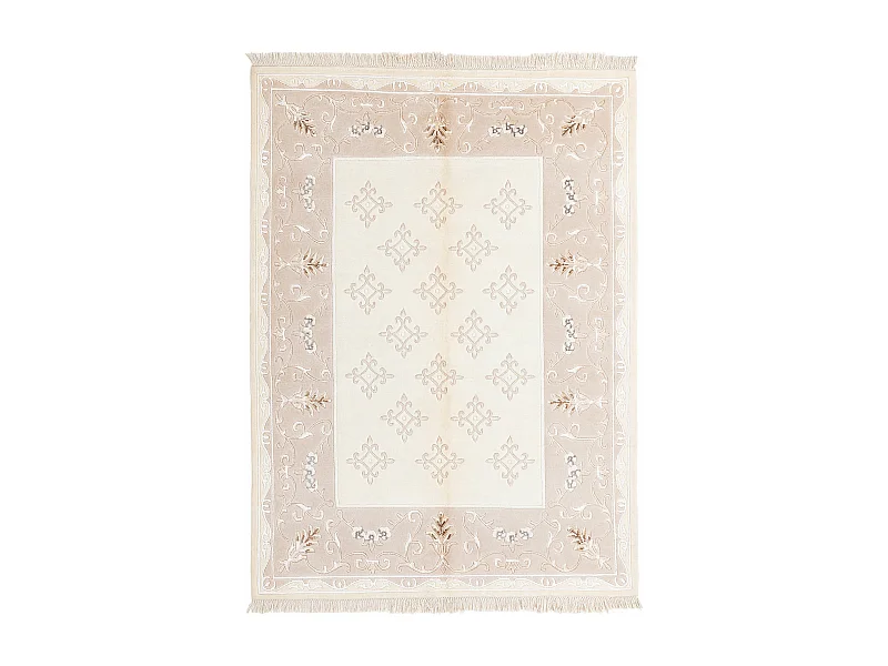 Tapis de laine 150x206 beige Darya