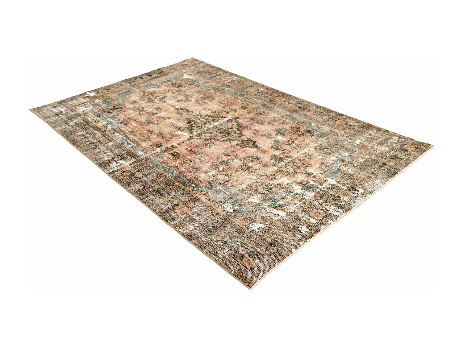 Wollteppich 201x291 Mehrfarbig Vintage Royal