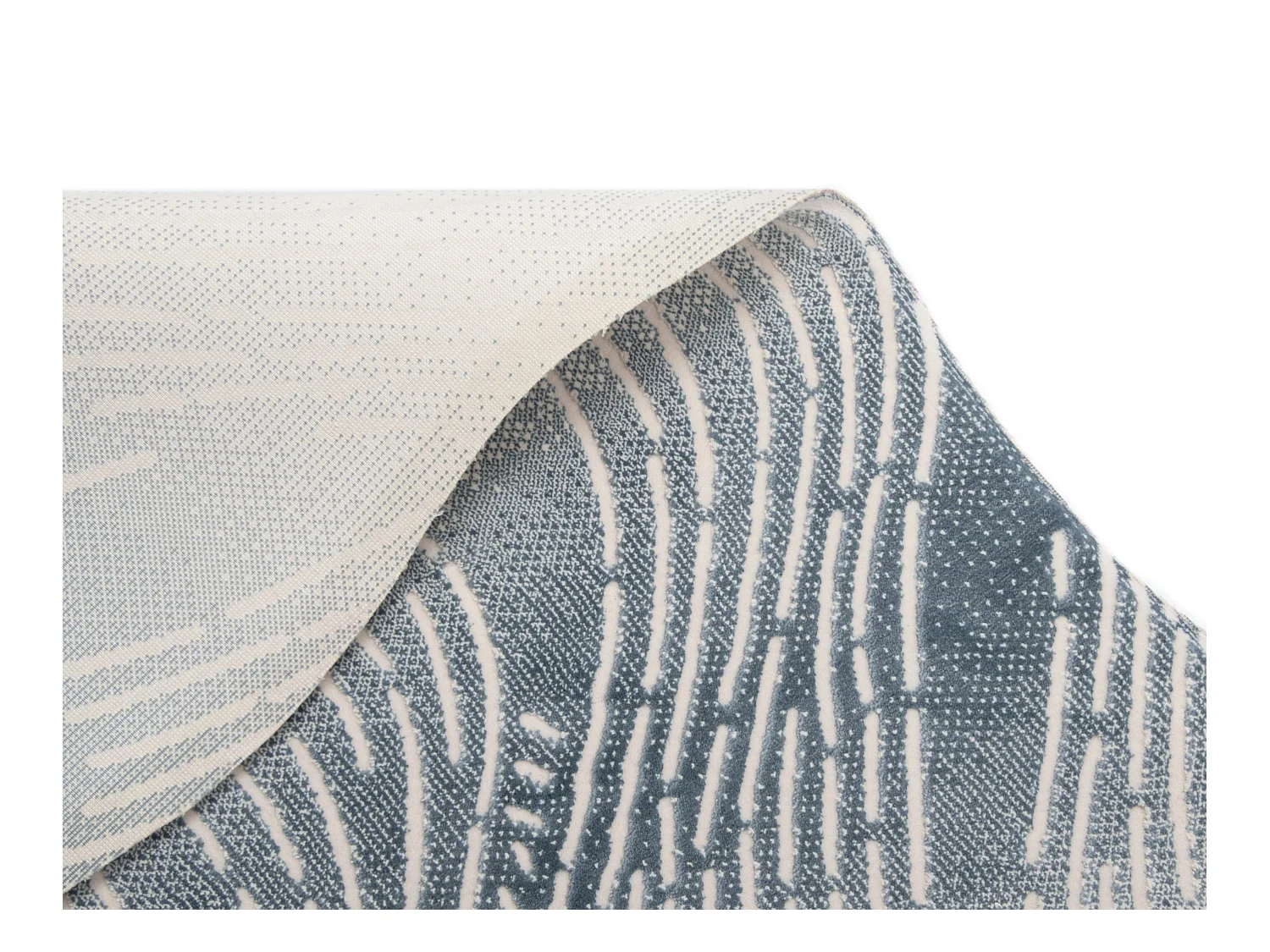 Teppich 120x180 Blau Royal Wavy