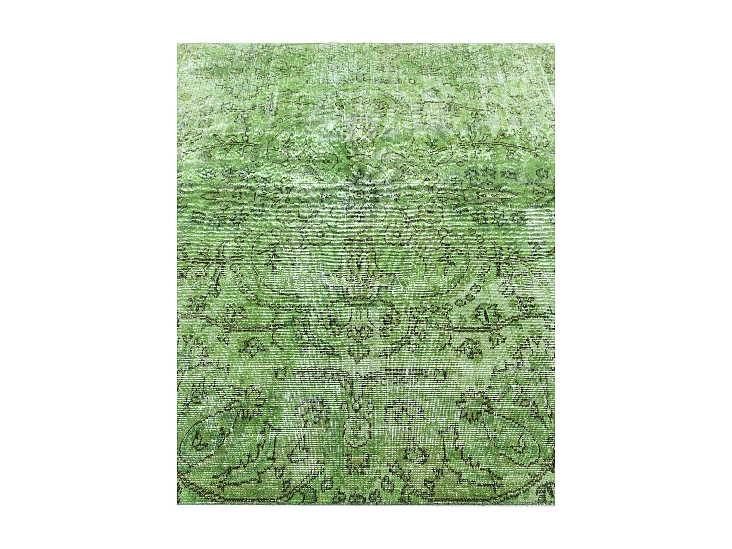 Wollteppich 170x269 Grün Ultra Vintage