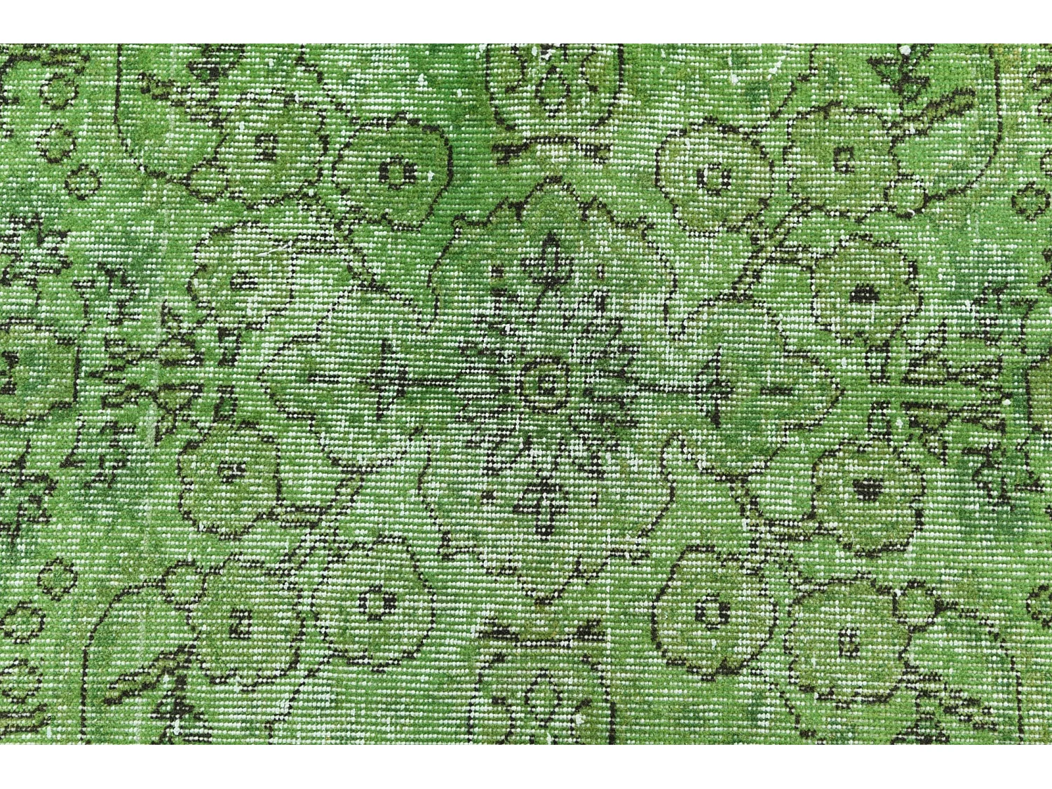 Wollteppich 170x269 Grün Ultra Vintage