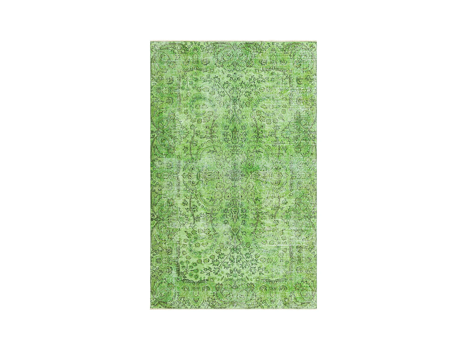 Tapis de laine 170x269 vert Ultra Vintage