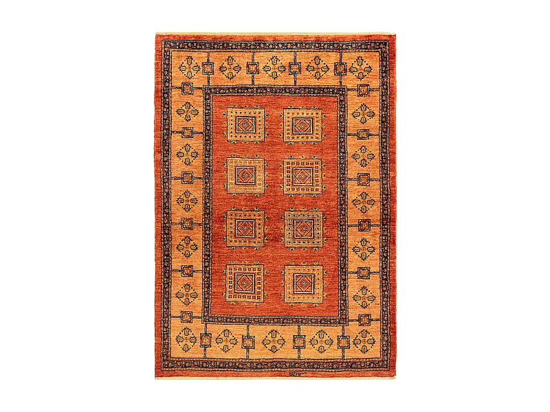 Tapis de laine 110x157 rouge Kashkuli