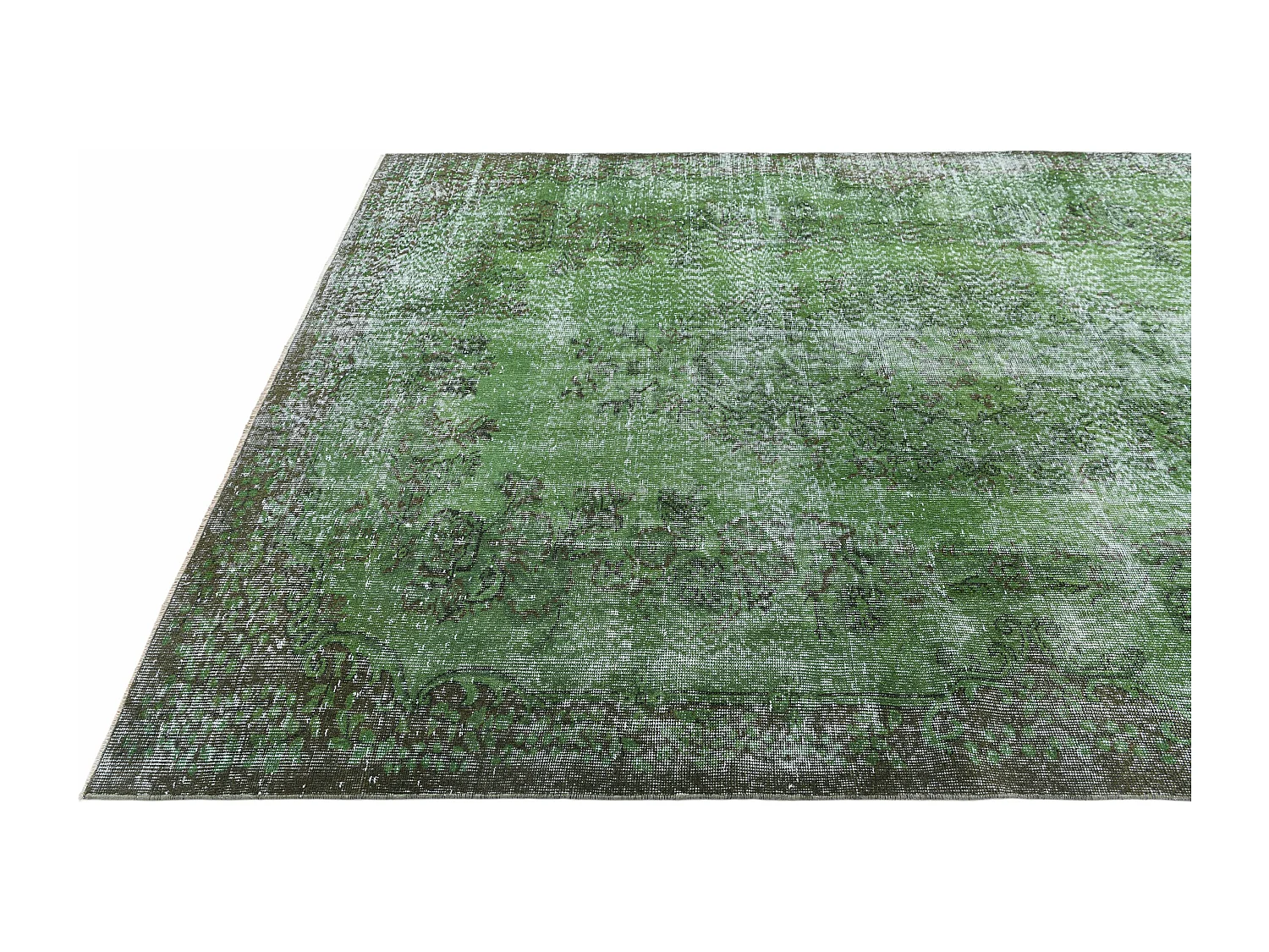 Wollteppich 193x305 Grün Ultra Vintage