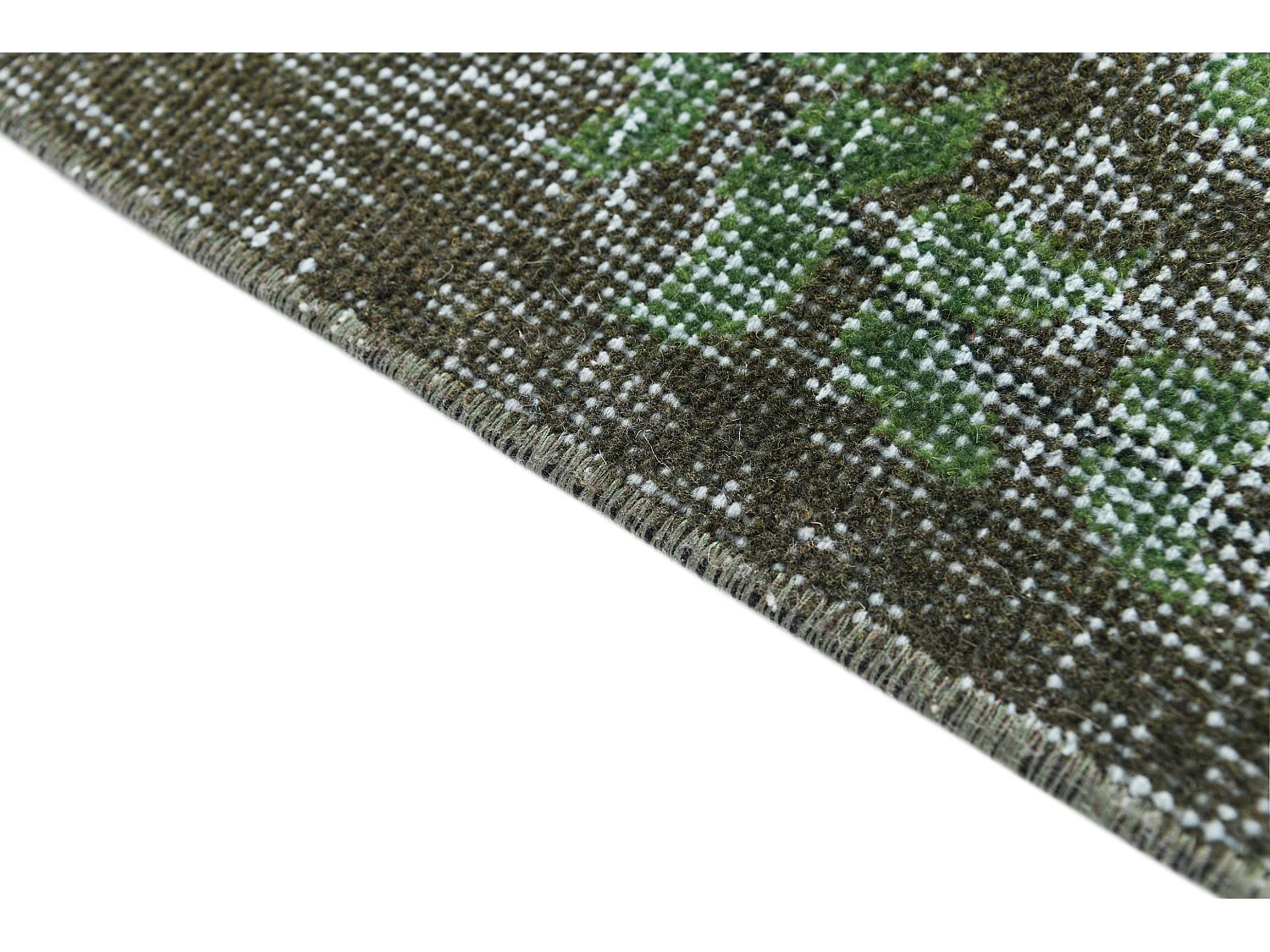 Wollteppich 193x305 Grün Ultra Vintage