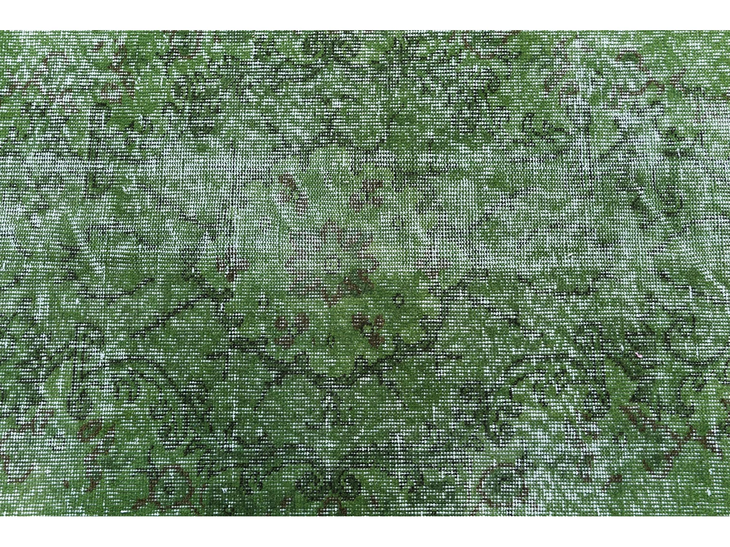 Wollteppich 193x305 Grün Ultra Vintage