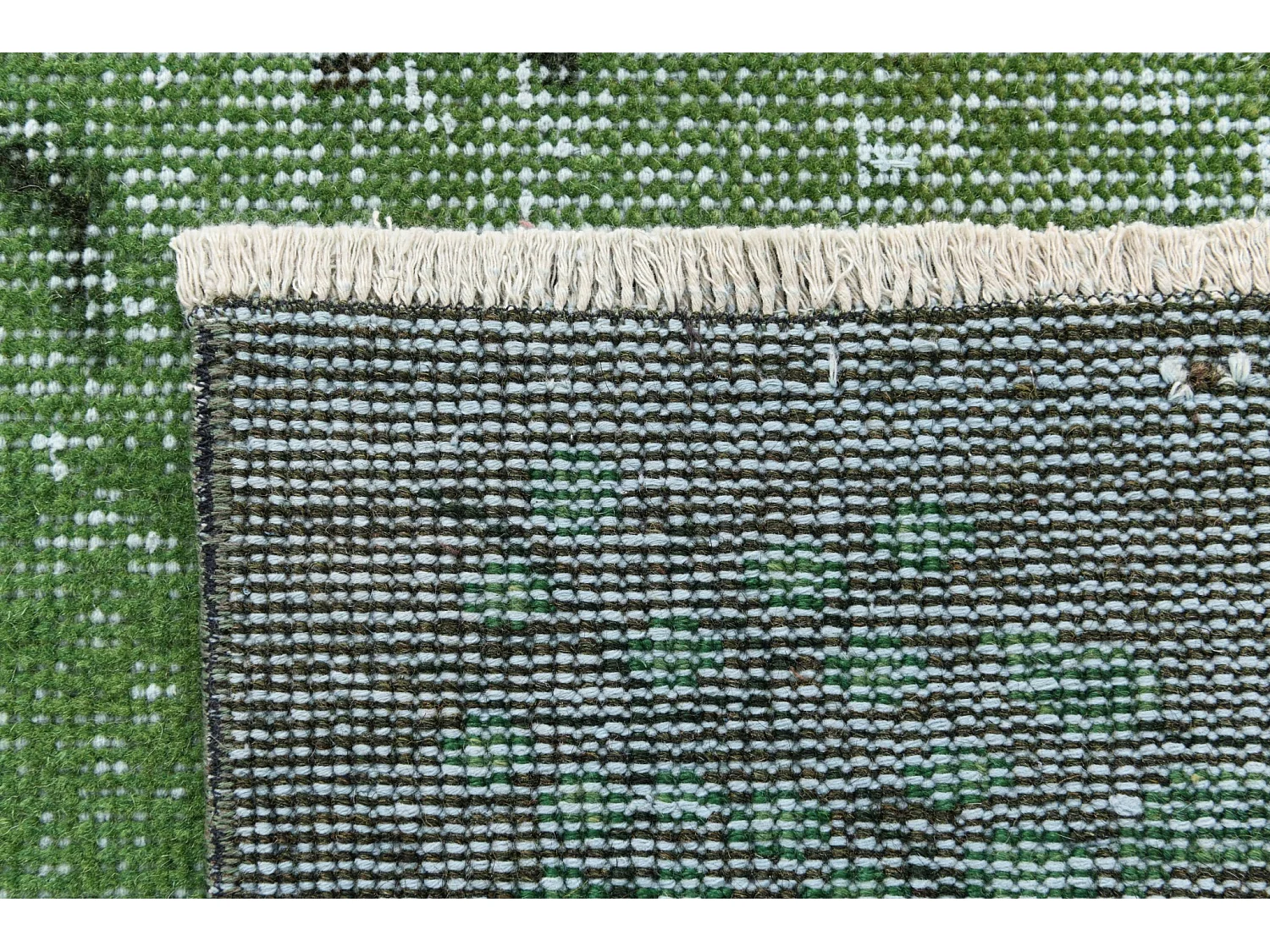 Wollteppich 193x305 Grün Ultra Vintage