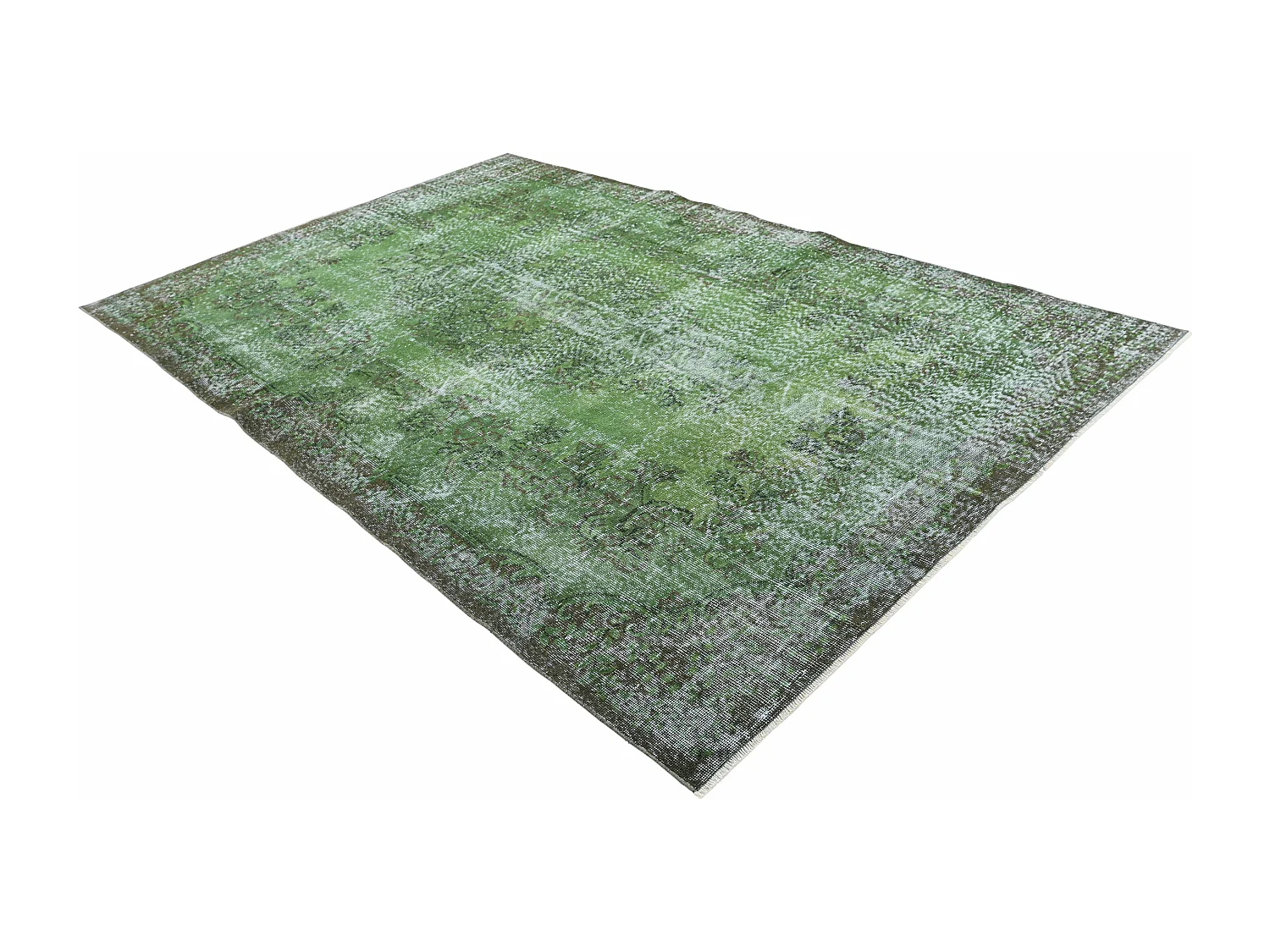 Tapis de laine 193x305 vert Ultra Vintage