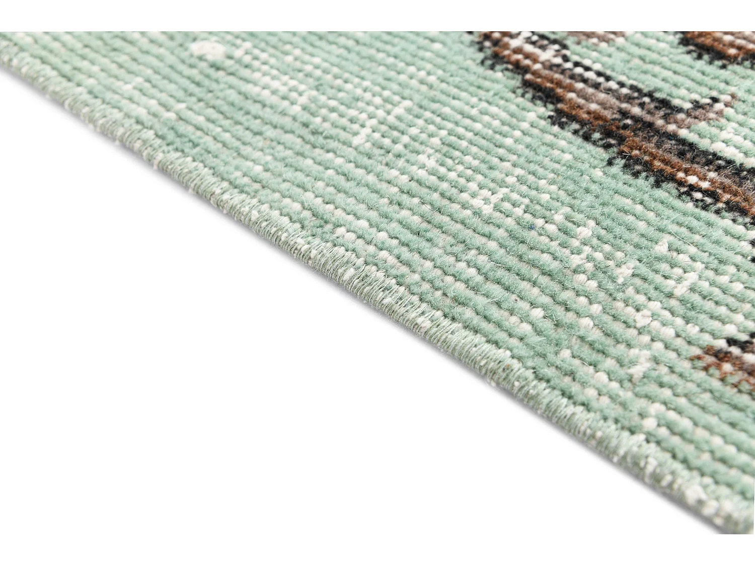 Tapis de laine 160x257 vert Ultra Vintage