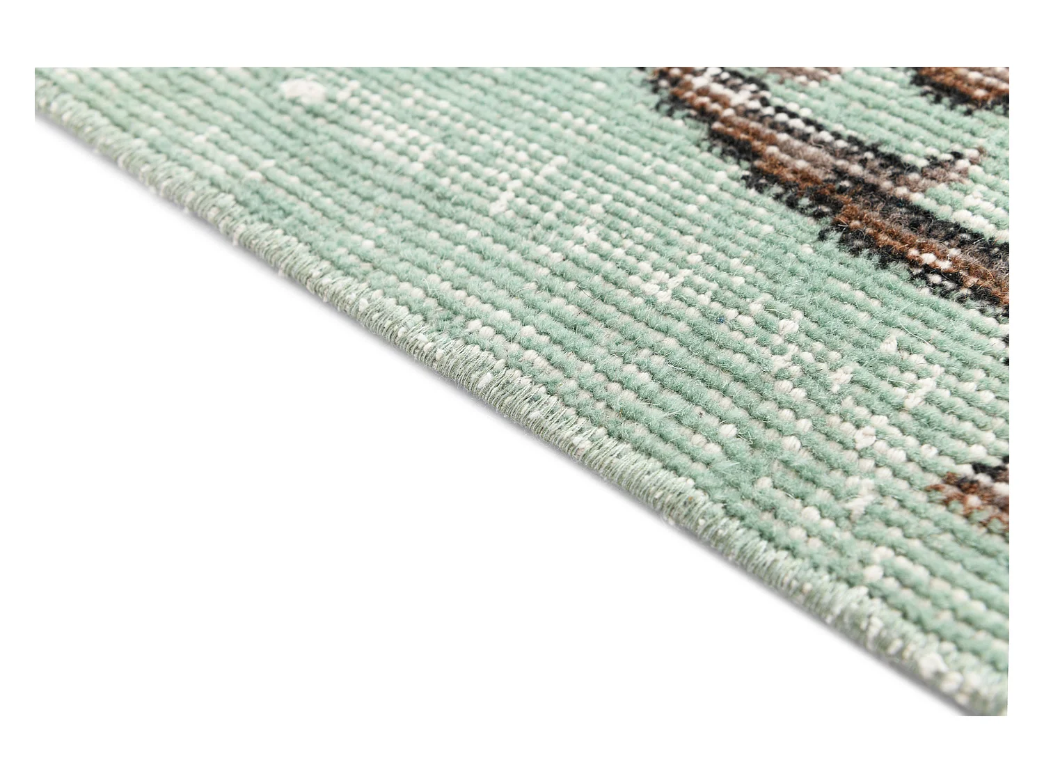 Tapis de laine 160x257 vert Ultra Vintage