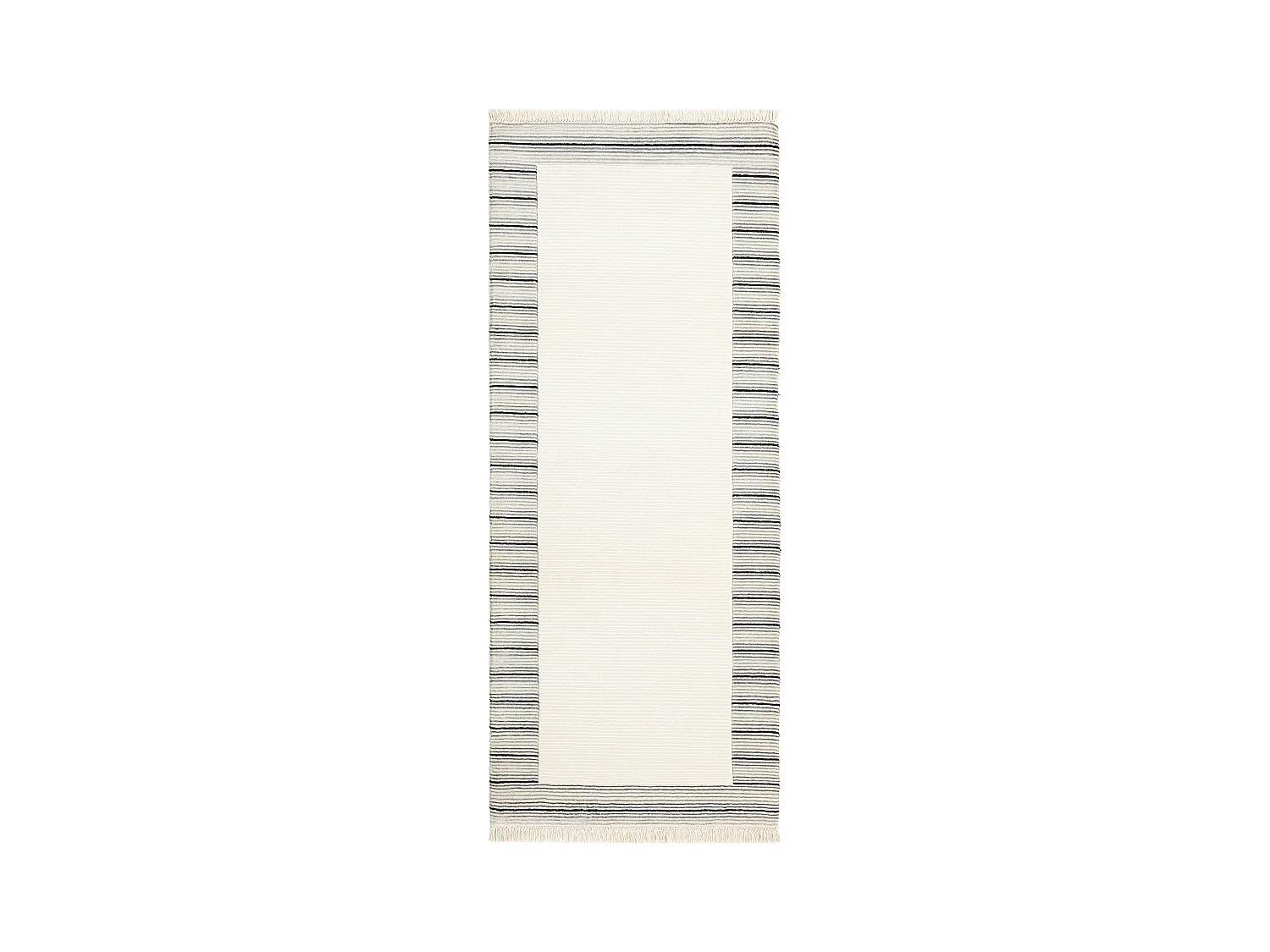 Tapis de couloir en laine 81x201 beige Darya
