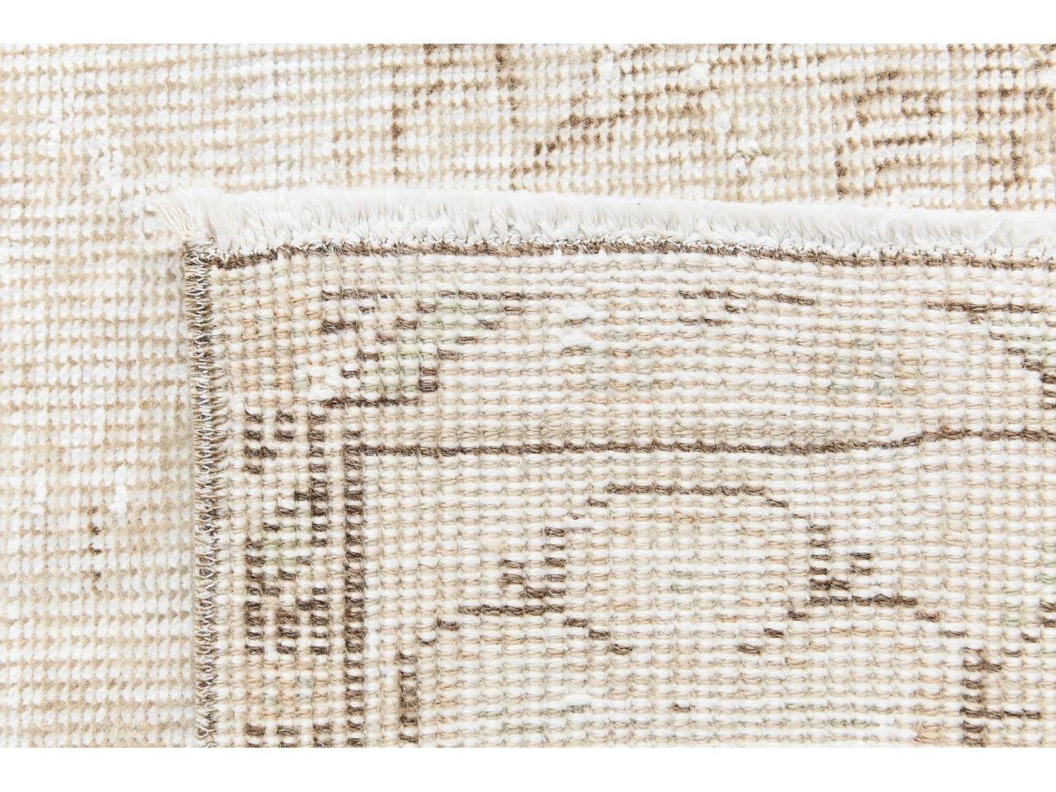 Tappeto in lana 168x267 beige Ultra Vintage