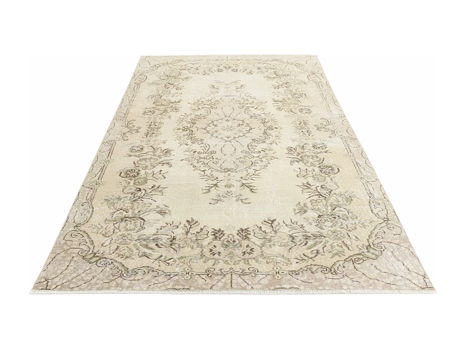 Wollteppich 165x272 Beige Ultra Vintage