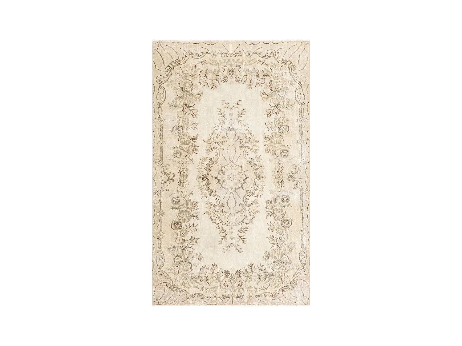 Tapis de laine 165x272 beige Ultra Vintage