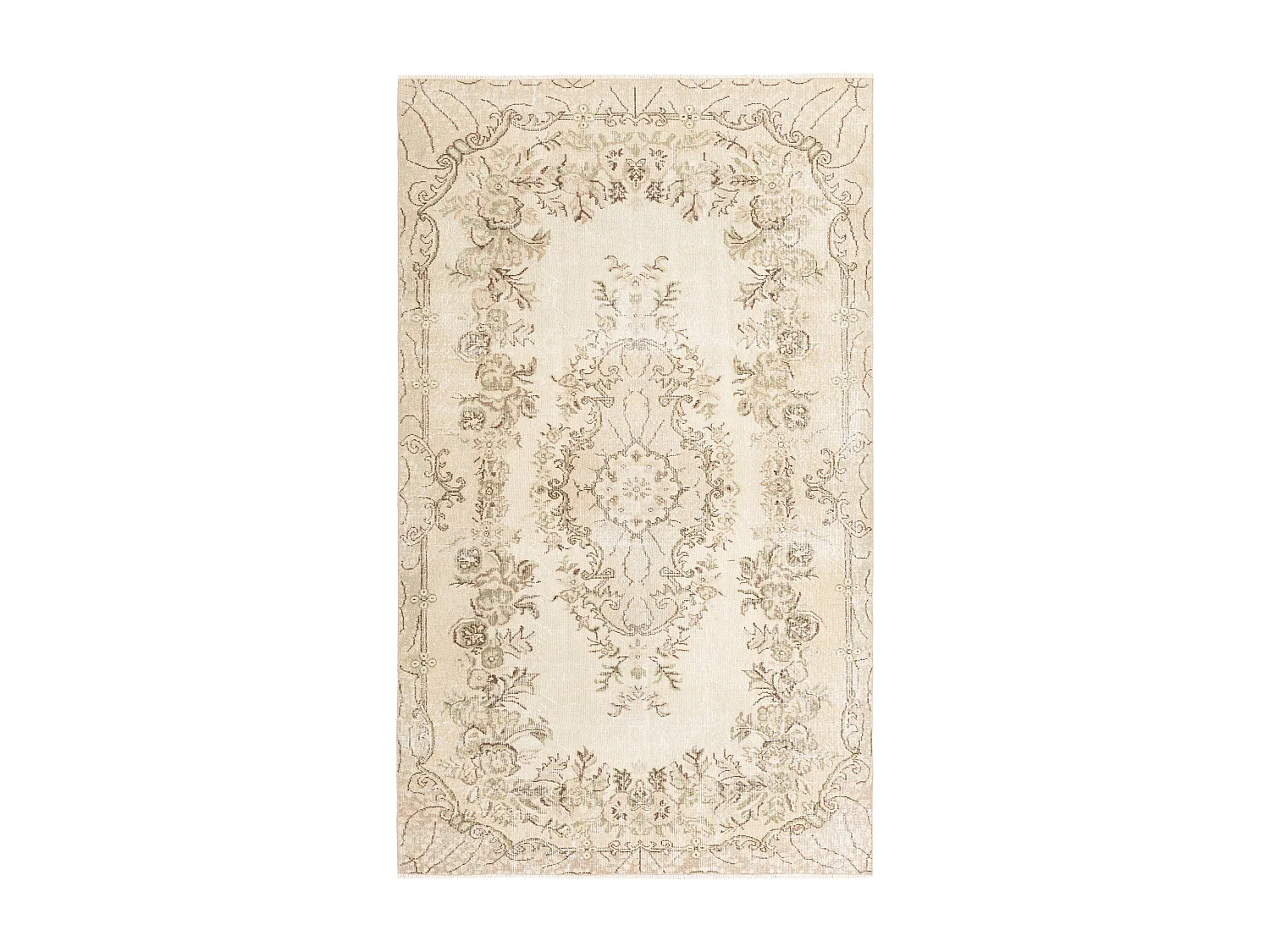 Tapis de laine 165x272 beige Ultra Vintage