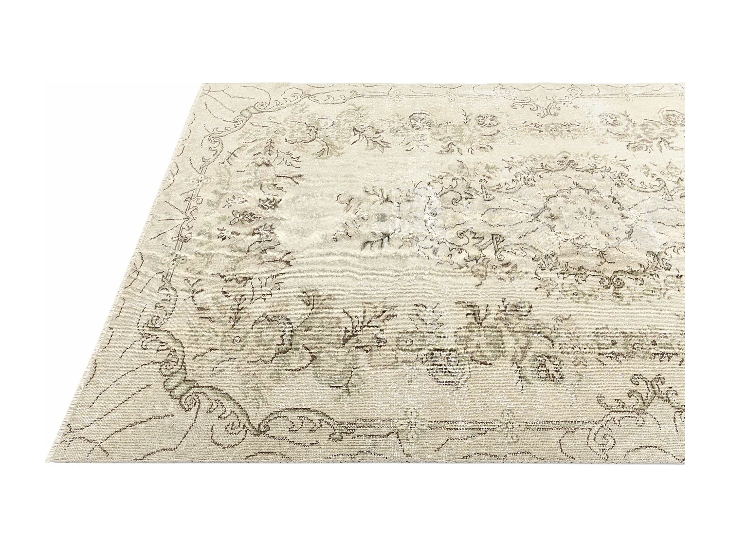Tapis de laine 165x272 beige Ultra Vintage