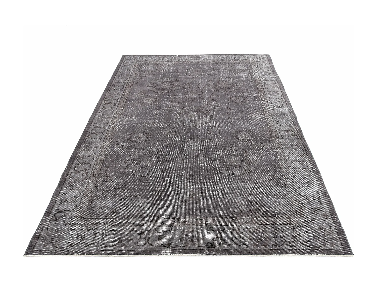 Tapis de laine 152x244 gris Ultra Vintage